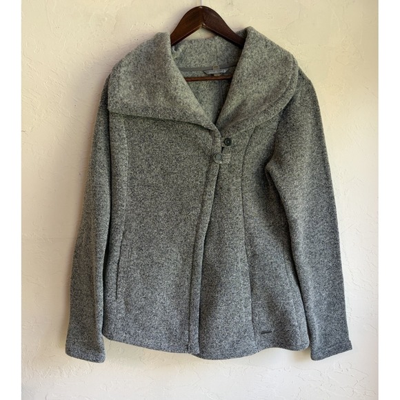 Smartwool Sweaters - Smartwool Odessa Lake Wrap Cardigan Sweater L Gray Wool Jacket Outdoors Hiking